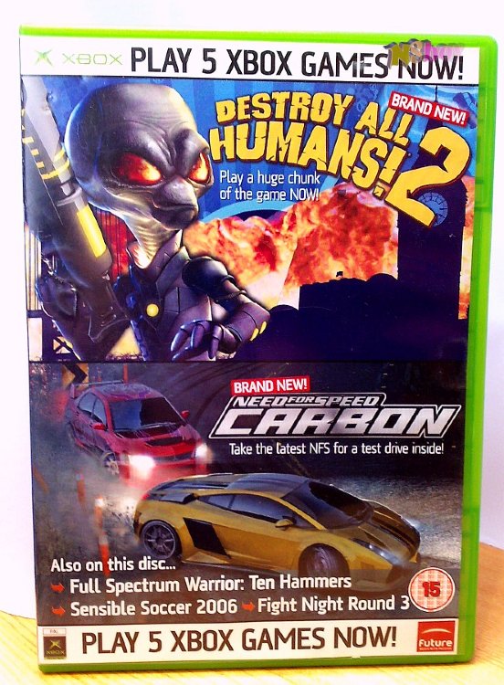 Xbox Classic játék: Official Xbox Magazine Game disc 61: Destroy all humans!