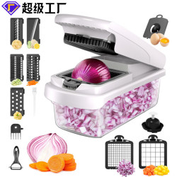 Multifunctional Vegetable Cutter Kitchen Vegetable Cutter Slicer Grater Vegetable Cutter Polishing Silk Artifact