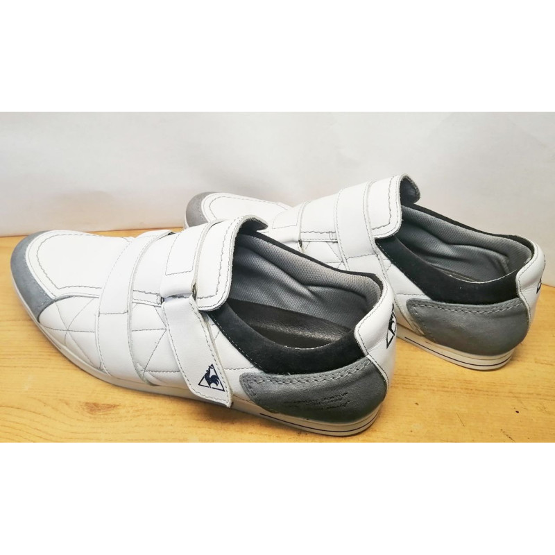 Le Coq Sportif Escrime fehér tenisz edzőcipő férfi fehér tiszta bőr 45-s méret Le Coq Sportif Escrime fehér tenisz edzőcipő férfi fehér tiszta bőr 45-s méret