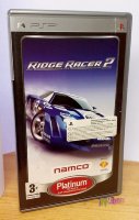 PSP játék: Ridge Racer 2, Gyári tokban, utcai autóverseny driftelős stílusban