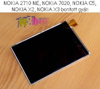 Bontott LCD kijelző: Nokia X2, X3, C5, 7020, 2710N