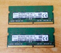 SK hynix 2x4GB 2133MHz DDR4 HMA451S6AFR8N-TF memória, tökéletesen működőképes állapot.