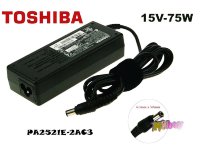 Hálózati töltő adapter: Toshiba 15V 5A 75W PA3469E-1AC3 Gyári újszerű állapotban