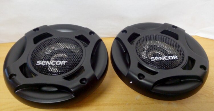 Sencor Autós hangszóró pár, 2-sávos koaxiális, új állapot gyári csomagolásban.