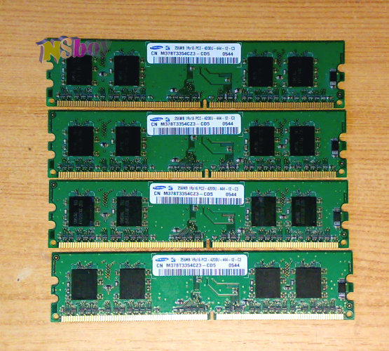 Samsung 4x256MB DDR2 memória készlet