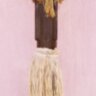 Az Én babám egy fekete nő! Pápua Új-Guinea harci színeiben elbűvölő egészalakos szobor.