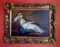 Olvasó hölgy. Barokk stílusú festmény Pietro Longhi szignóval.