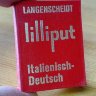 Liliputi szótár, (Olasz-Német, Német-Olasz) gyűjteménybe, utazáshoz
